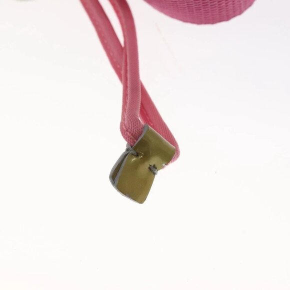 PRADA Hand Bag Nylon Pink Silver Auth ar13470 - Picture 11 of 14